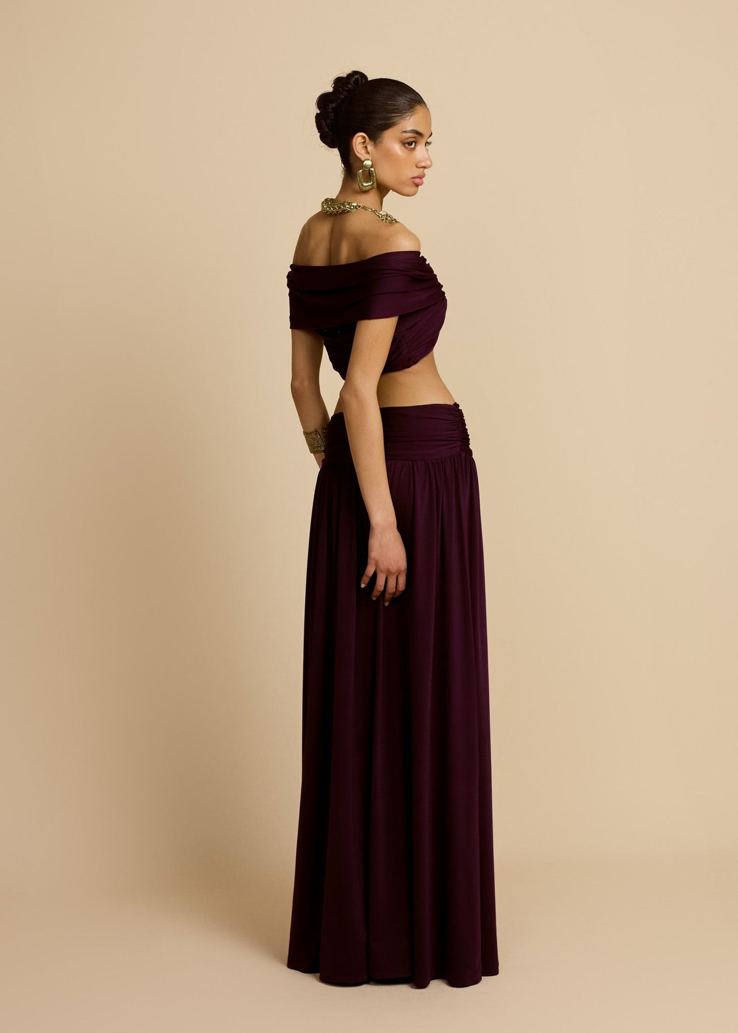 ALESSIA SKIRT PLUM