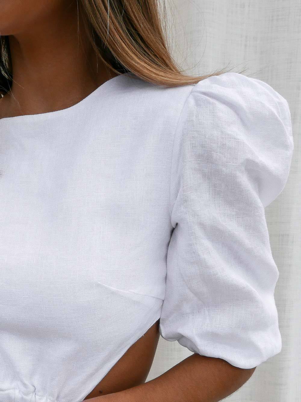 MONO BLANCO DE LINO