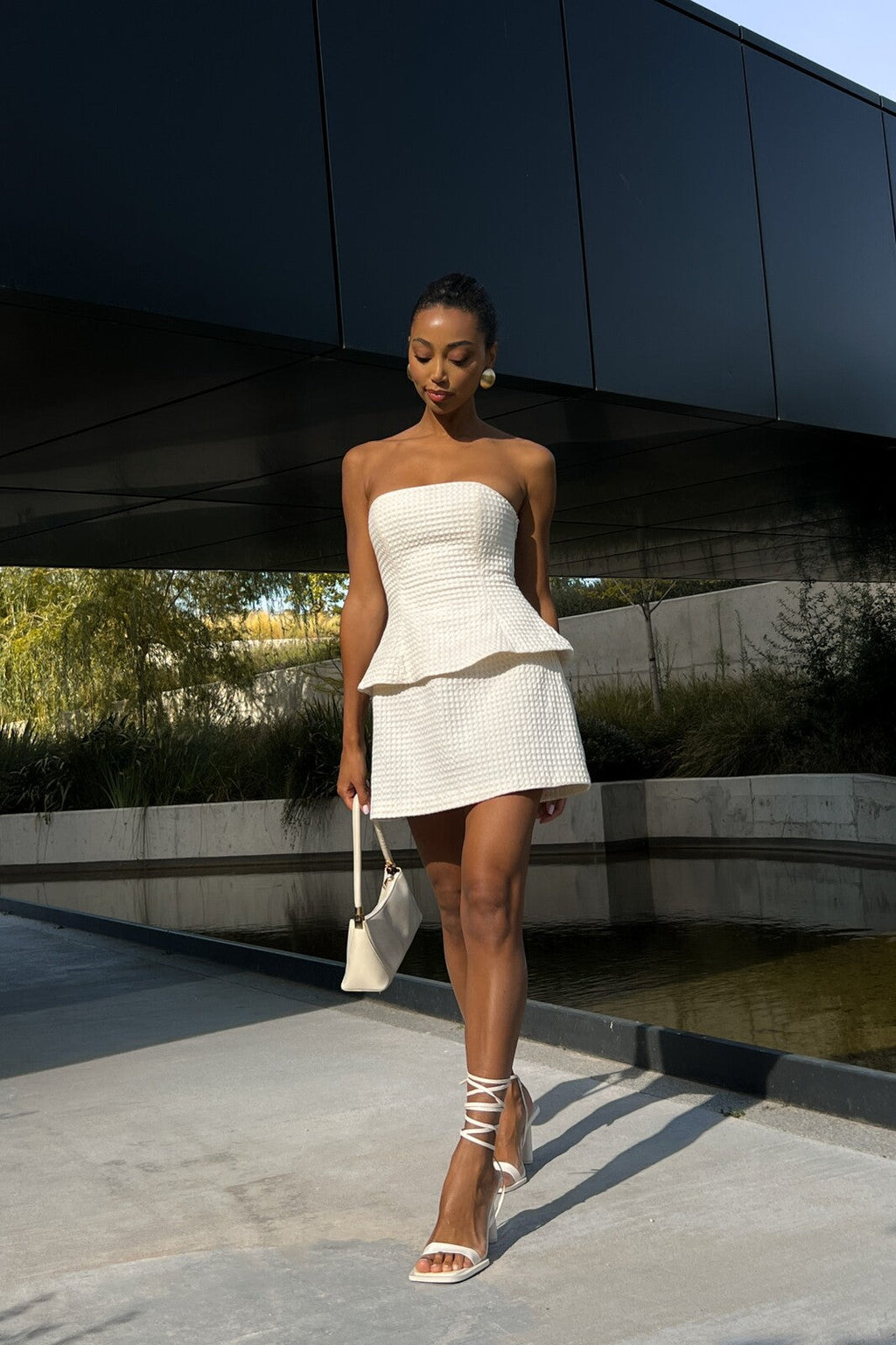 VESTIDO PERLA CORTO