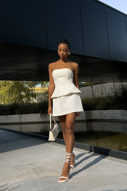 VESTIDO PERLA CORTO