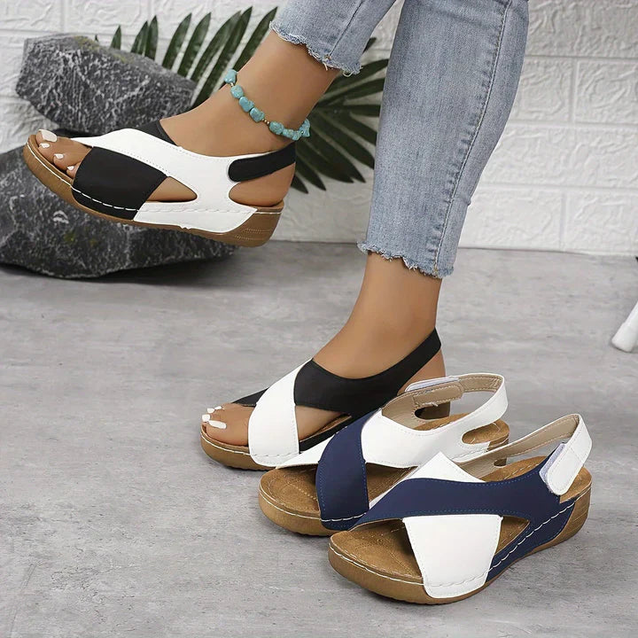 Sandalias Ultra-Cómodas Efecto Piel