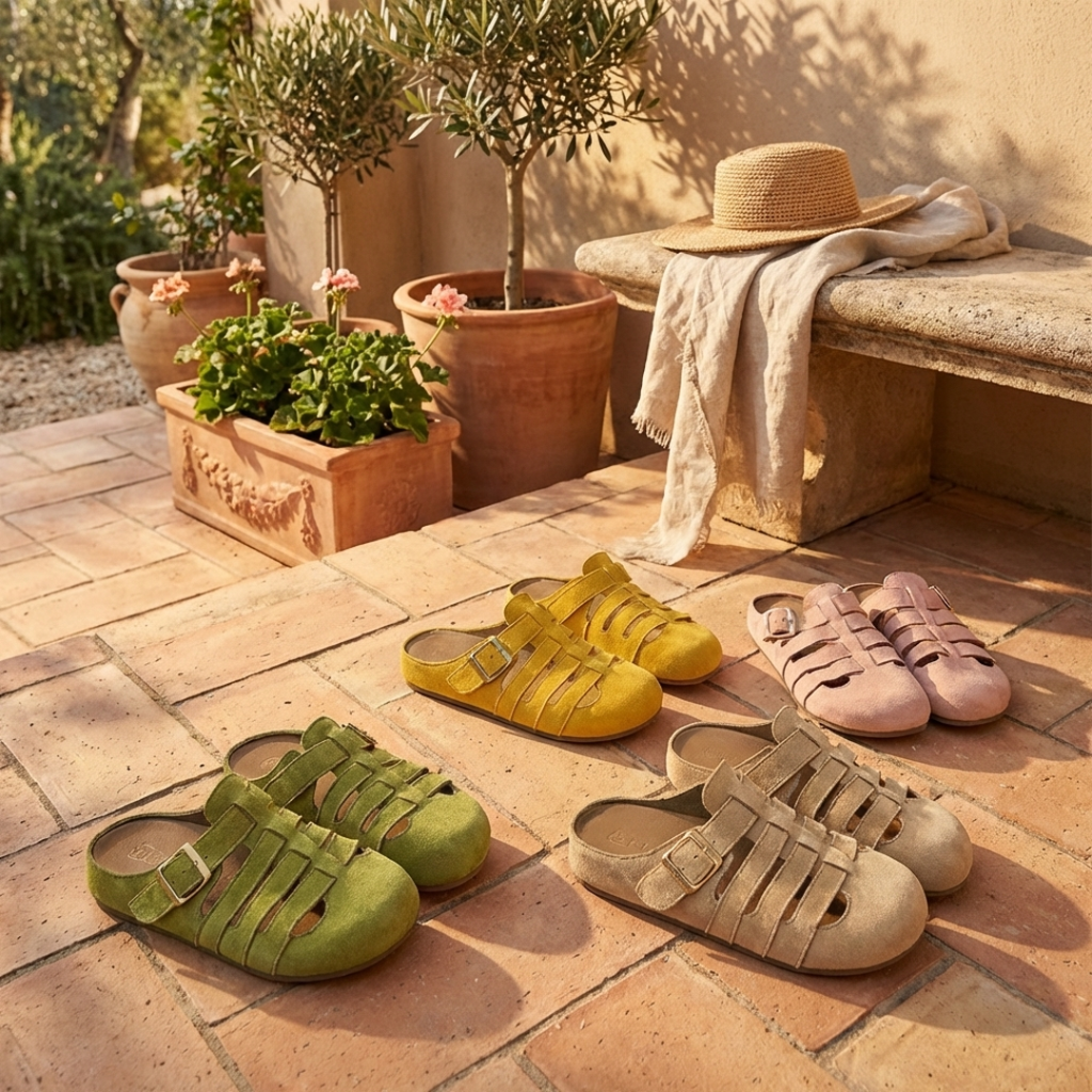 Clara | Sandalias Mules Cómodas sin Cierre