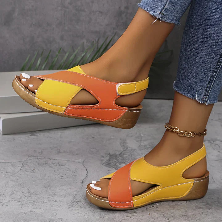 Sandalias Ultra-Cómodas Efecto Piel