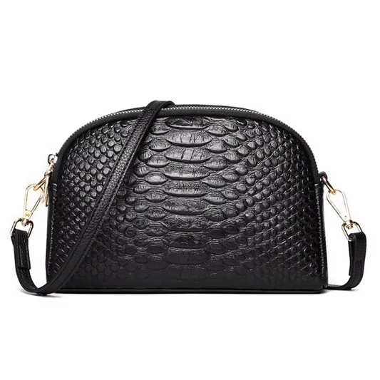 Isabella™ | Mini Bolso de Cuero Vegano con Textura Cocodrilo