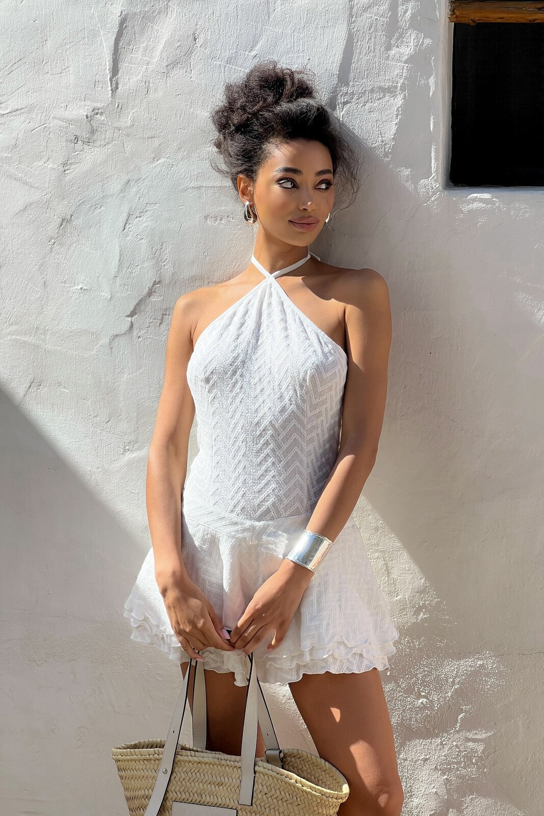 VESTIDO CORTO BLANCO