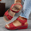 Célima - Sandalias Efecto Piel con Suela Ergonómica