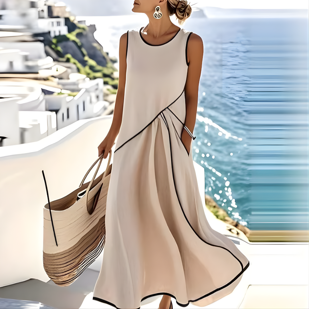 Saige - Vestido de Verano a Rayas