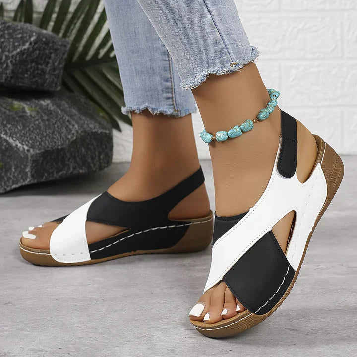 Sandalias Ultra-Cómodas Efecto Piel