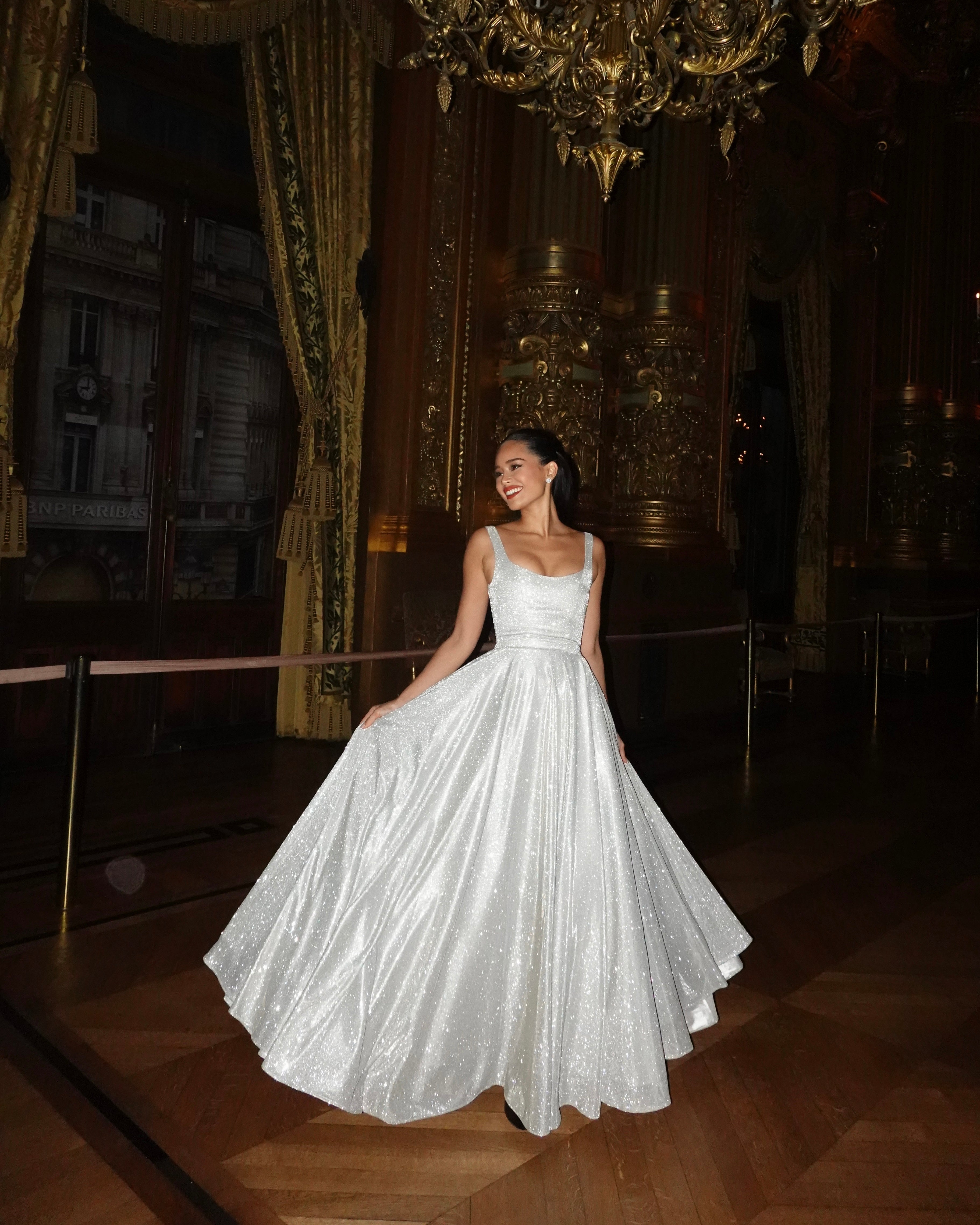 El Maxi Vestido Brillante Scarlett