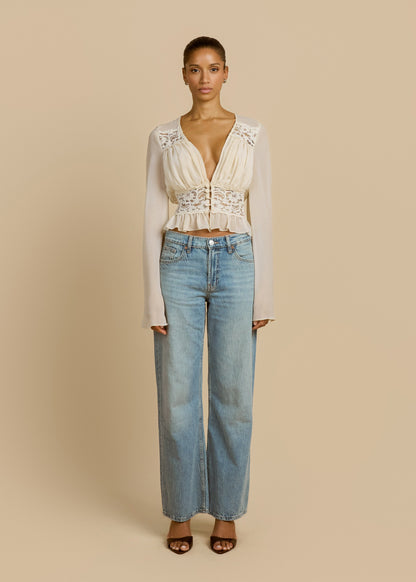 ALESSANDRA TOP IVORY