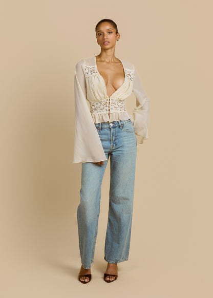 ALESSANDRA TOP IVORY