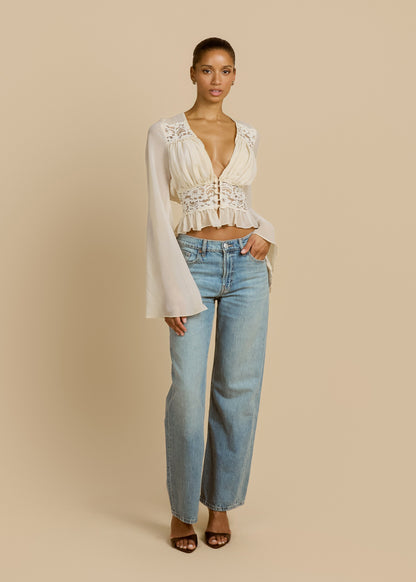ALESSANDRA TOP IVORY