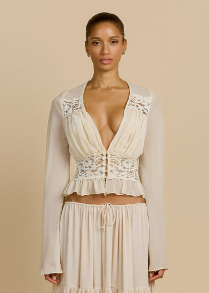 ALESSANDRA TOP IVORY