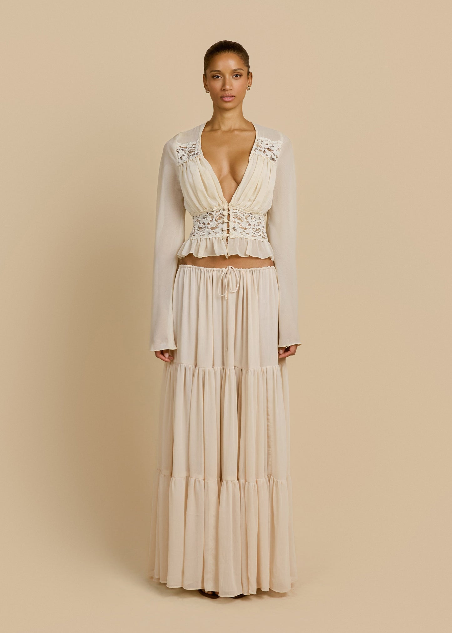 ALESSANDRA SKIRT IVORY