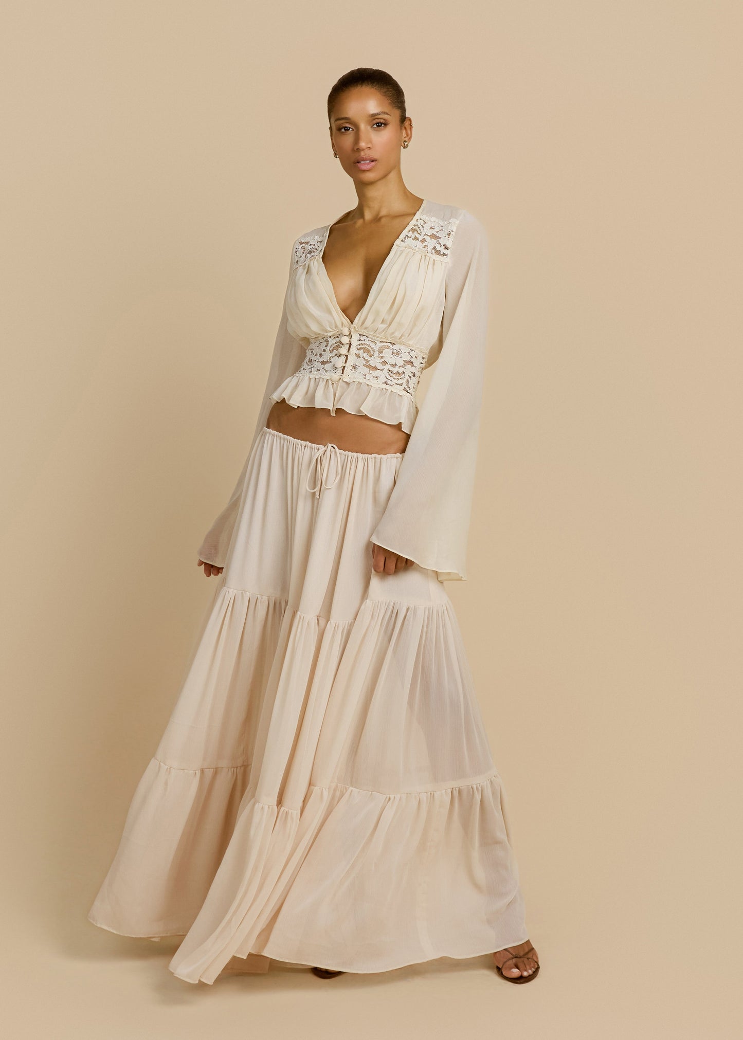 ALESSANDRA SKIRT IVORY