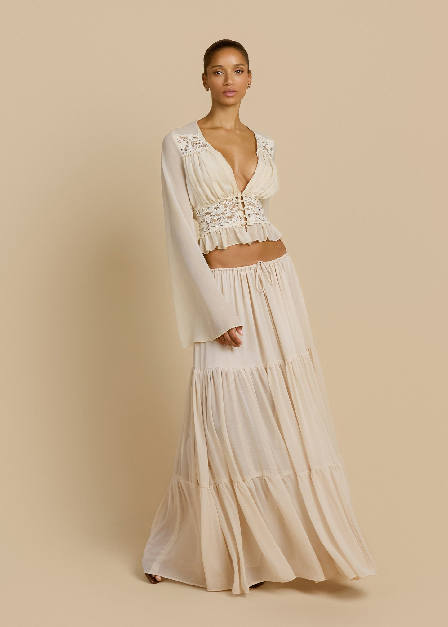 ALESSANDRA SKIRT IVORY