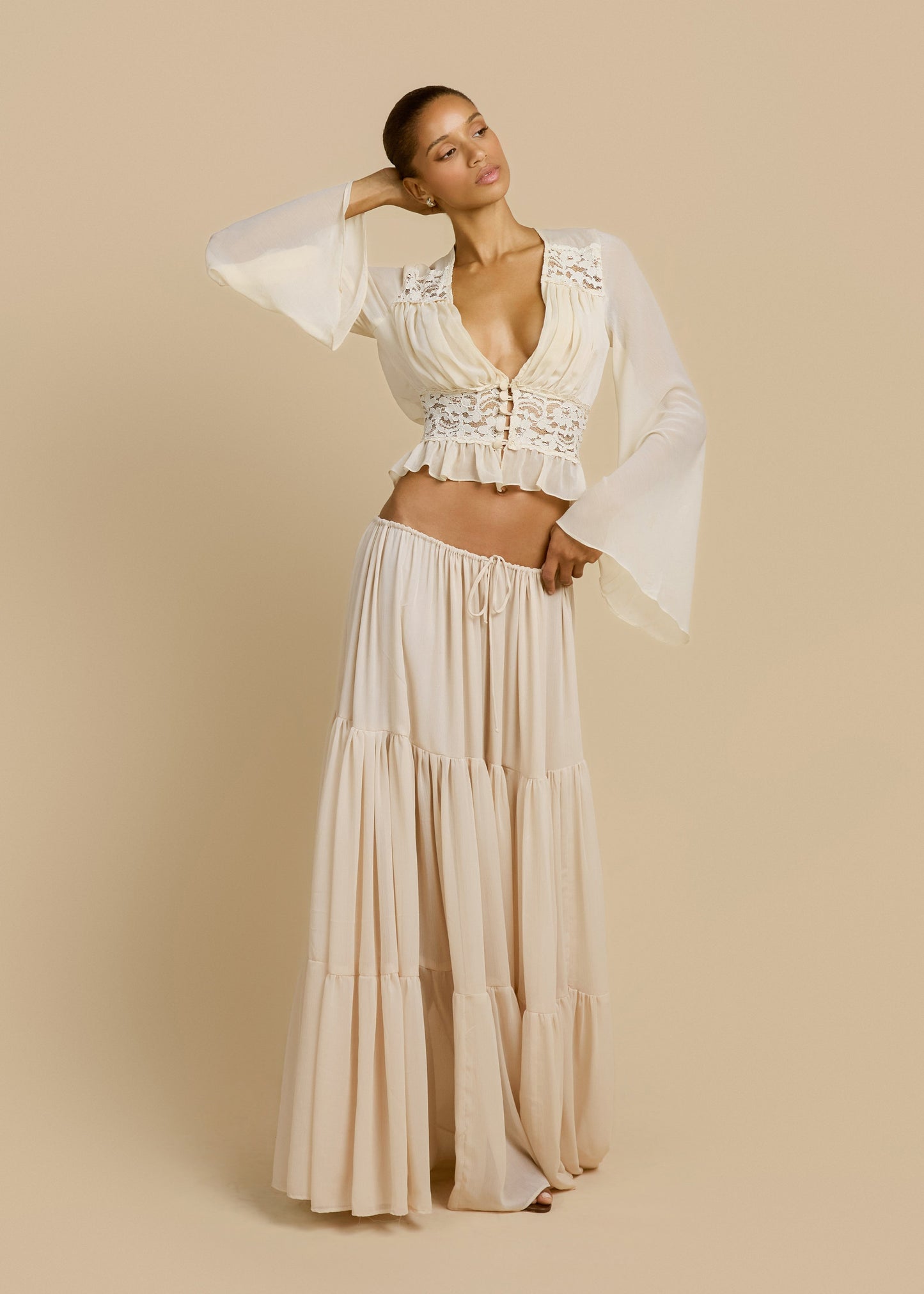 ALESSANDRA SKIRT IVORY