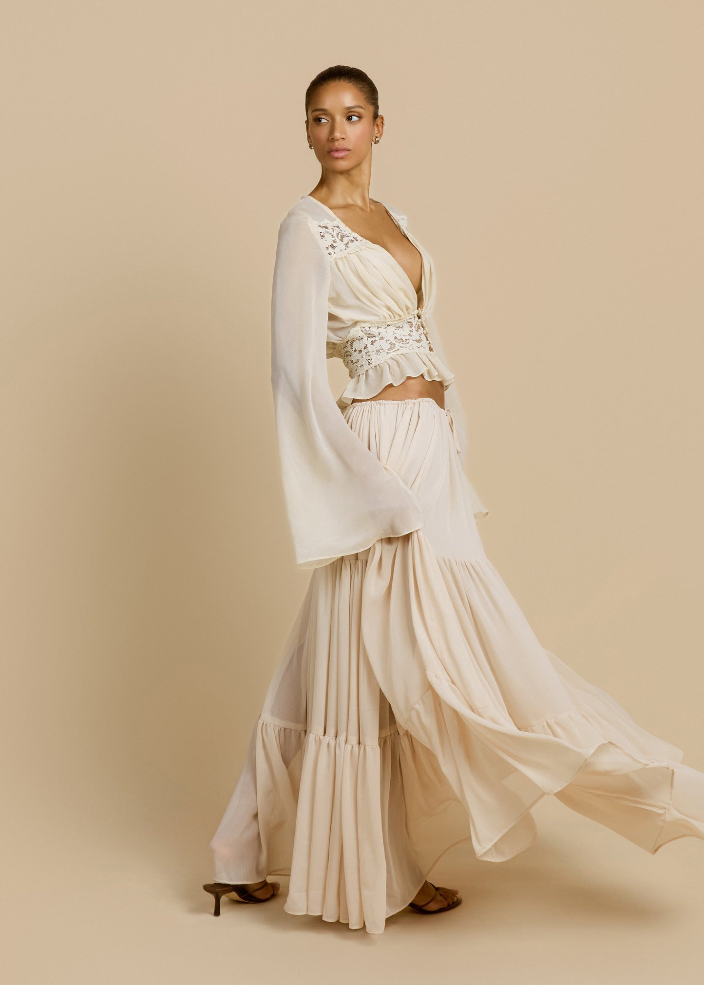 ALESSANDRA SKIRT IVORY