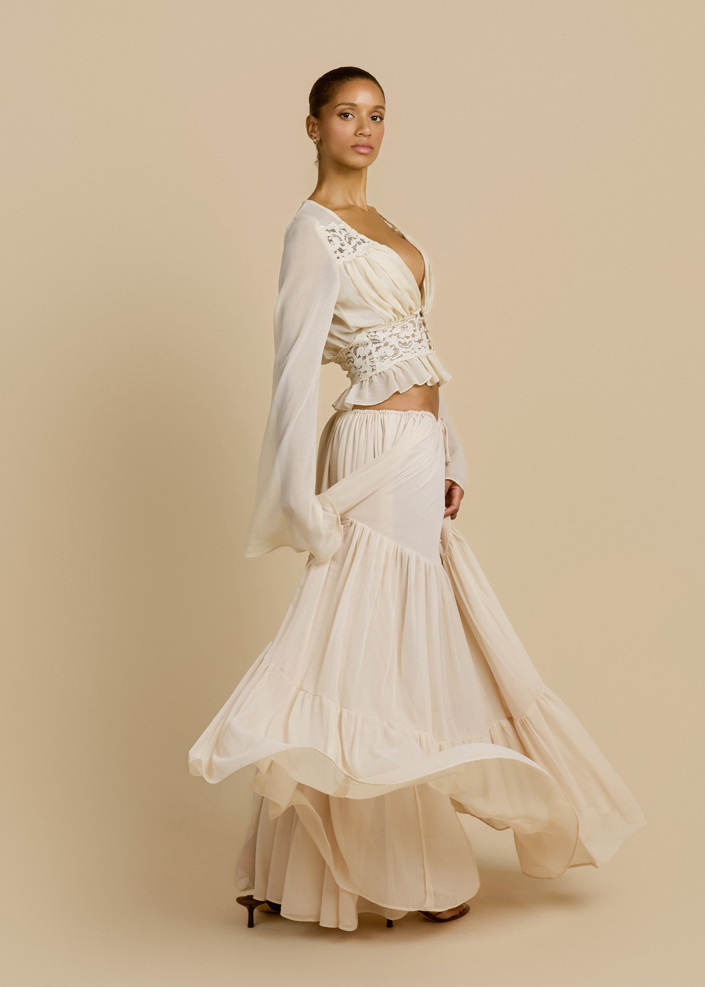 ALESSANDRA SKIRT IVORY