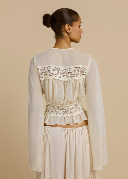 ALESSANDRA TOP IVORY