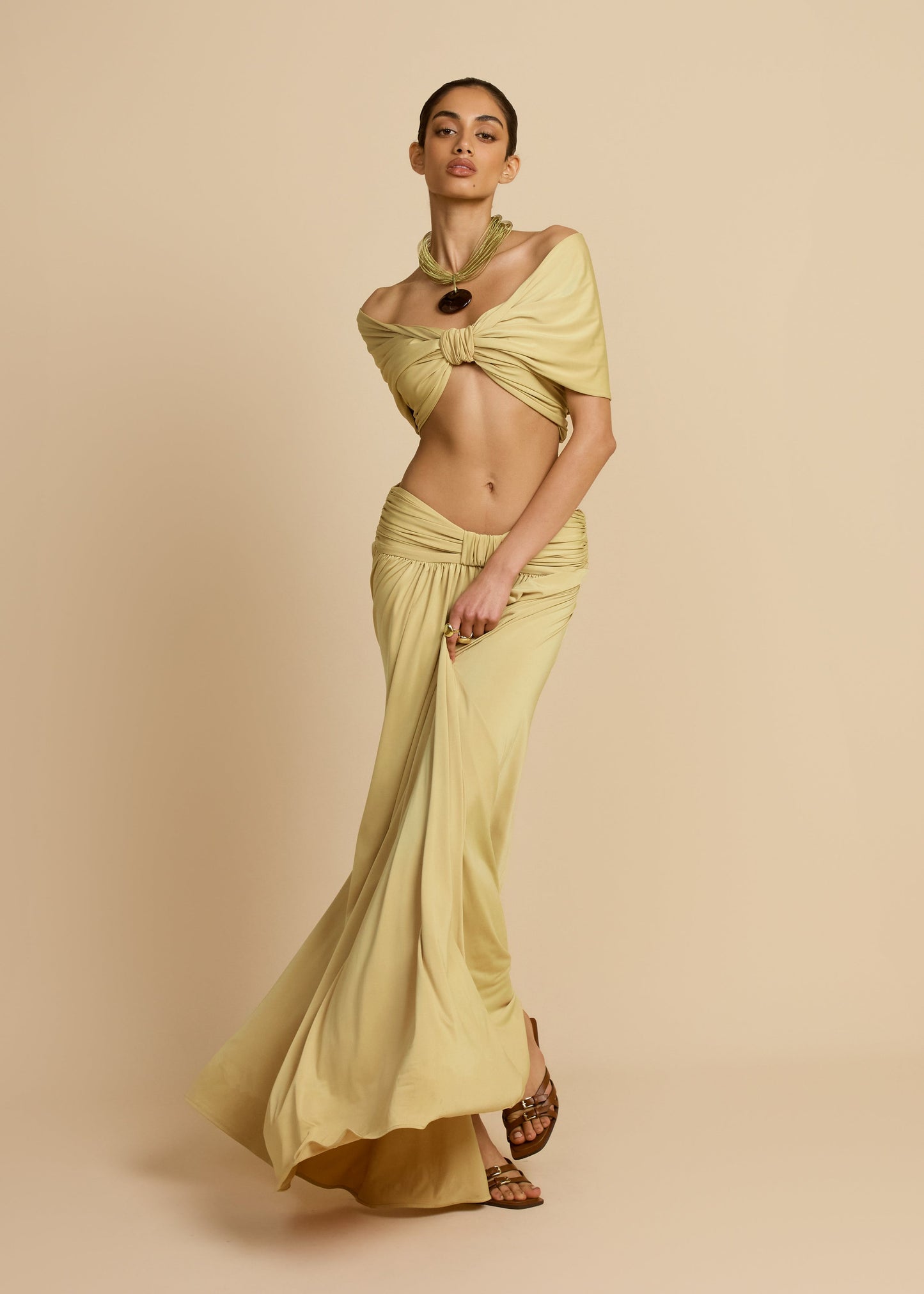 ALESSIA SKIRT SAND