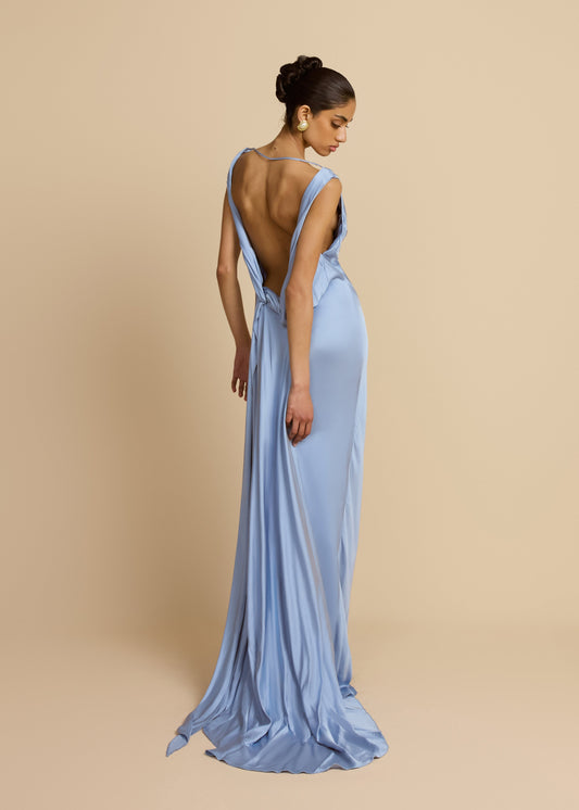DARCY DRESS SKY BLUE