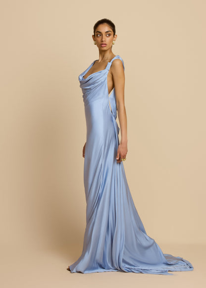 DARCY DRESS SKY BLUE