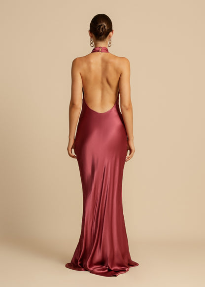 GAIA DRESS PLUM