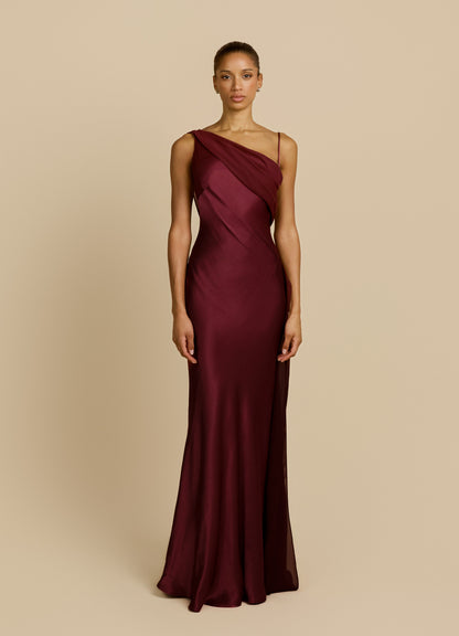 HELENA DRESS PLUM