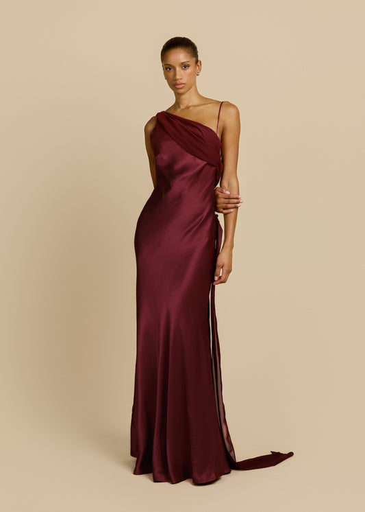 HELENA DRESS PLUM