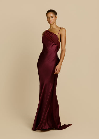 HELENA DRESS PLUM