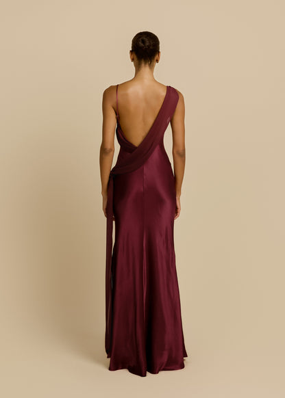 HELENA DRESS PLUM