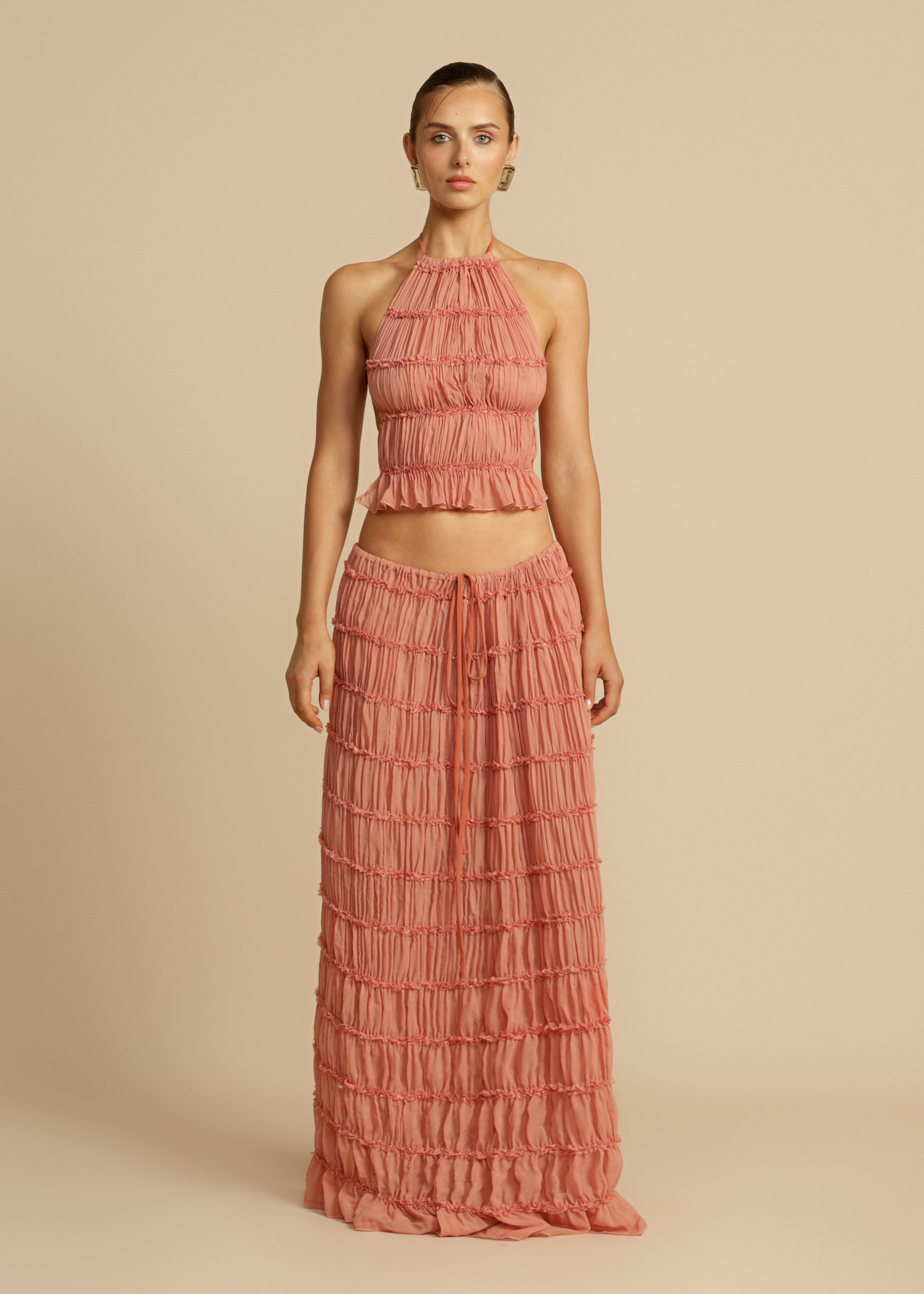 FALDA JULIETTE DURAZNO