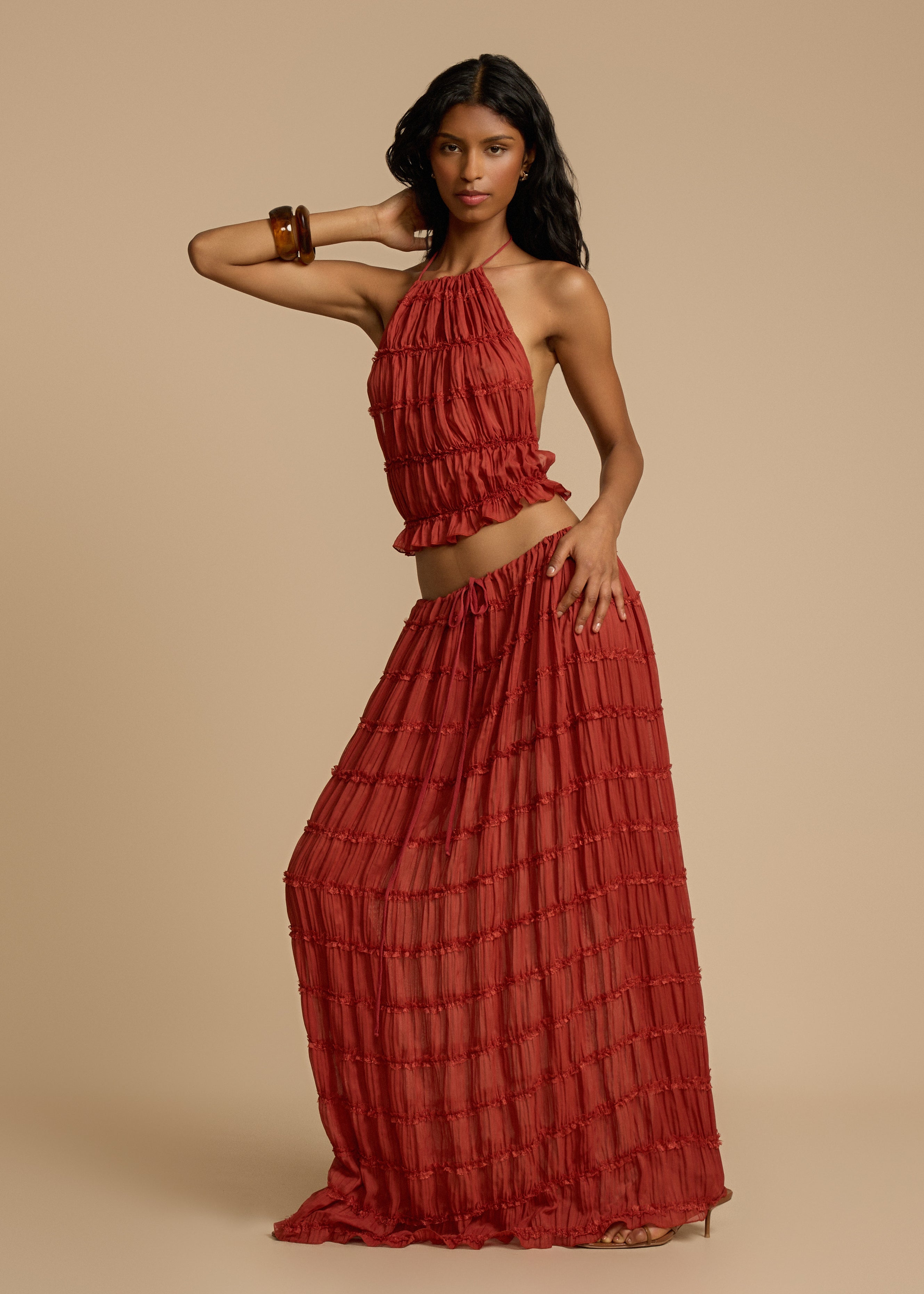 FALDA JULIETTE ROJO