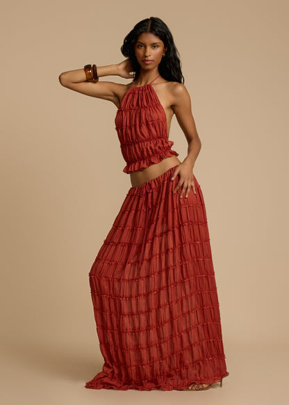JULIETTE SKIRT RED