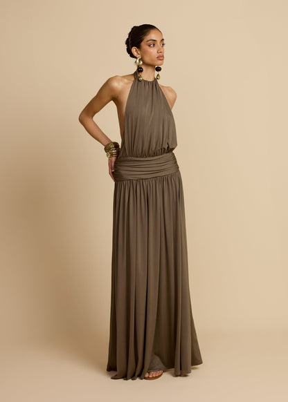 SANTINA DRESS KHAKI