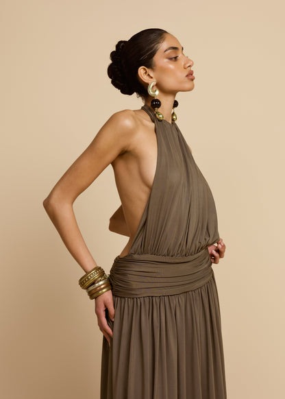 SANTINA DRESS KHAKI