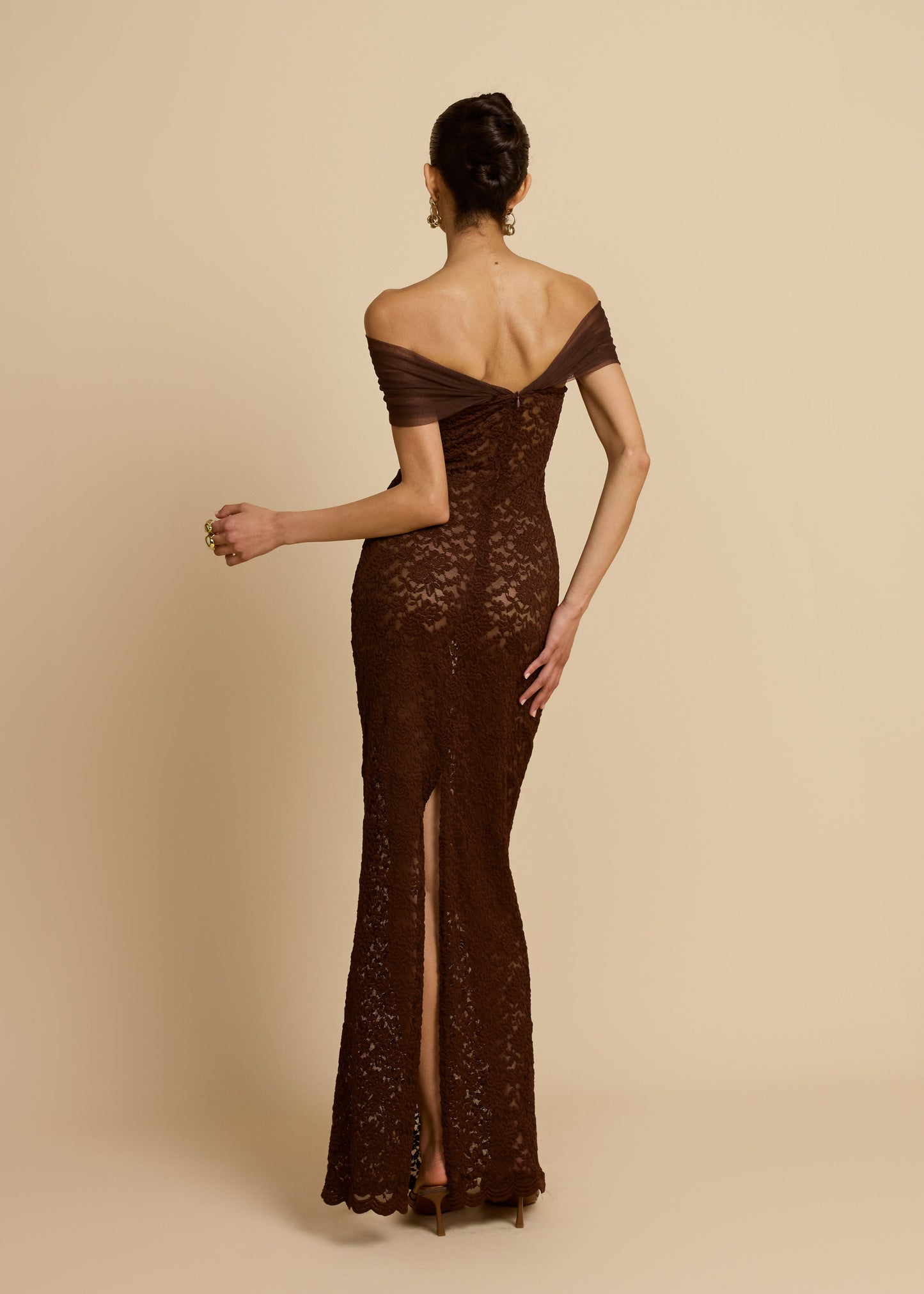MILANA DRESS CHOCOLATE
