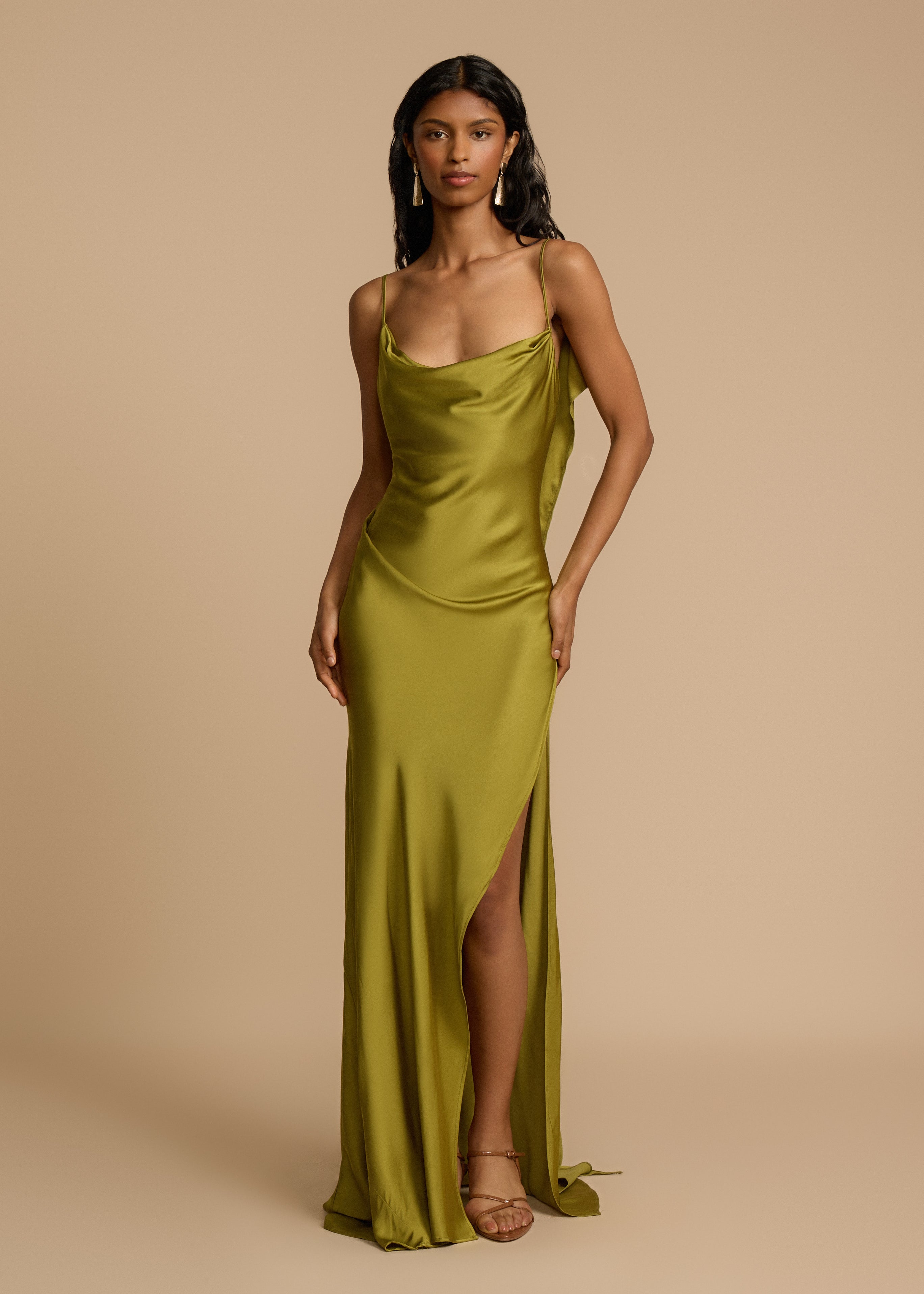 VESTIDO ODESSA PISTACHO