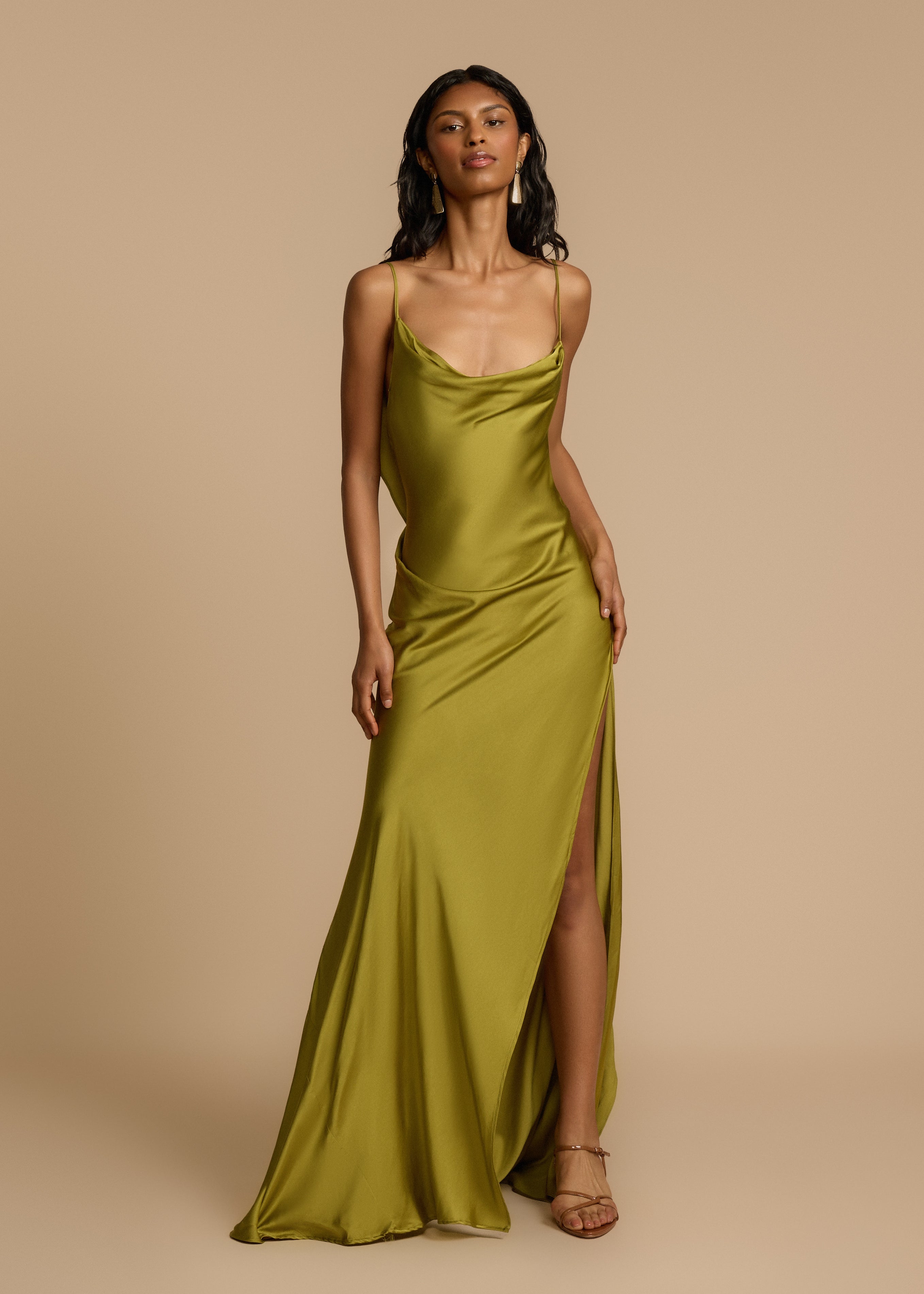 VESTIDO ODESSA PISTACHO