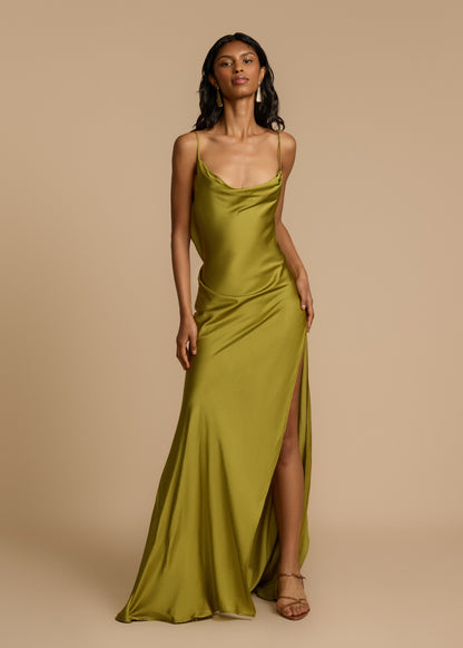 ODESSA DRESS PISTACHIO