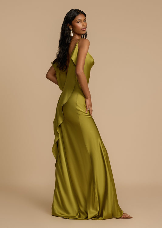 ODESSA DRESS PISTACHIO