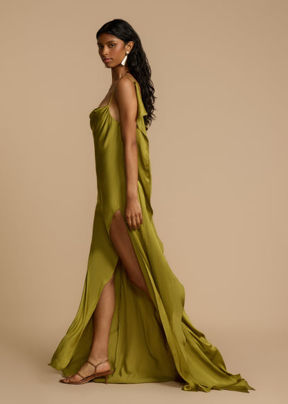 ODESSA DRESS PISTACHIO