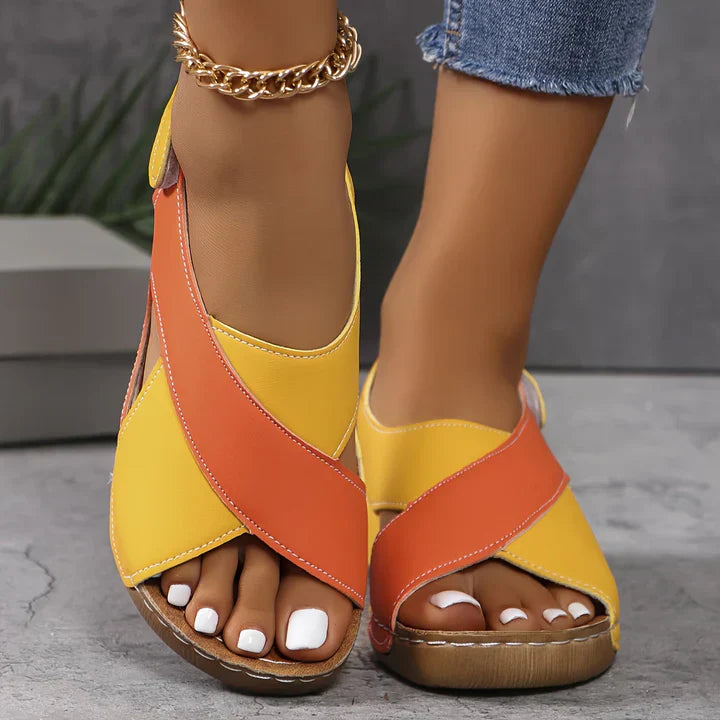 Sandalias Ultra-Cómodas Efecto Piel