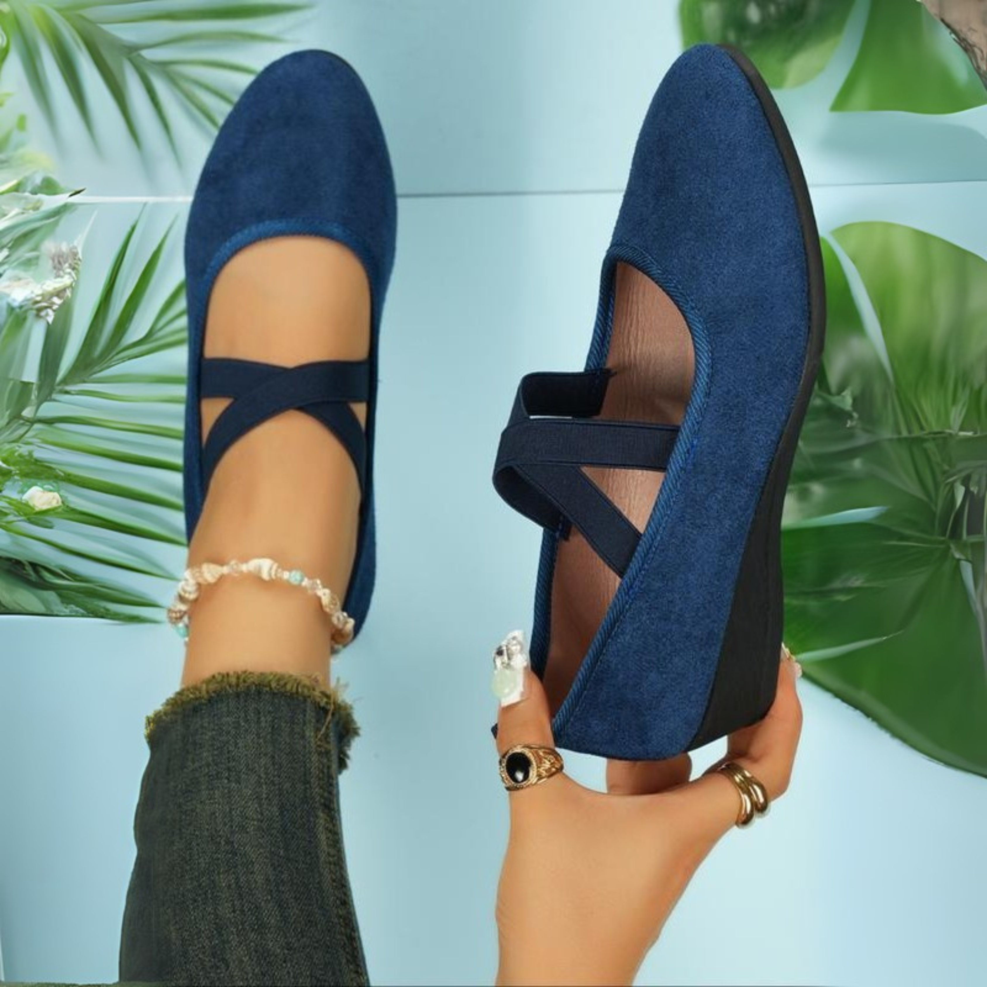 Ballerina™ | Bailarinas Elegantes Con Tacón Corrido