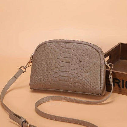 Isabella™ | Mini Bolso de Cuero Vegano con Textura Cocodrilo