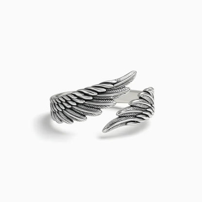 Alas De Ángel™ | Anillo Personalizado y Ajustable Con Nombre