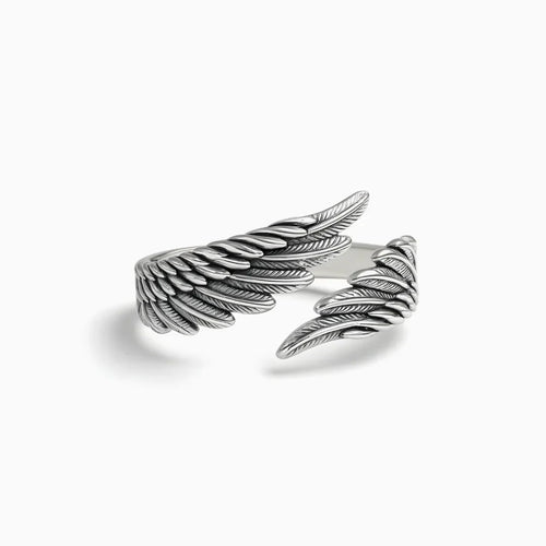 Alas De Ángel™ | Anillo Personalizado y Ajustable Con Nombre
