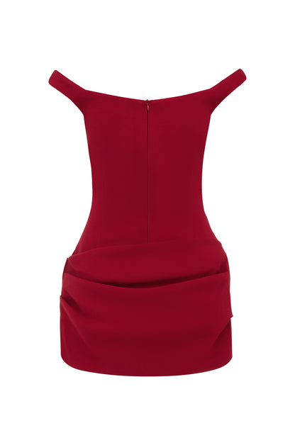 AVERY DRESS RED