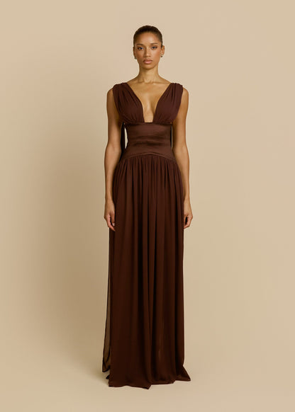 RAMONA DRESS CACAO